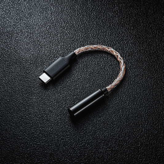 YSI 8-Core Braided USB-C to 3.5mm DAC Dongle