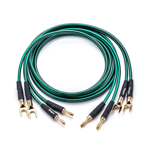 YSI Premium Speaker Cable | Banana & Spade Plugs | Audiophile-Grade