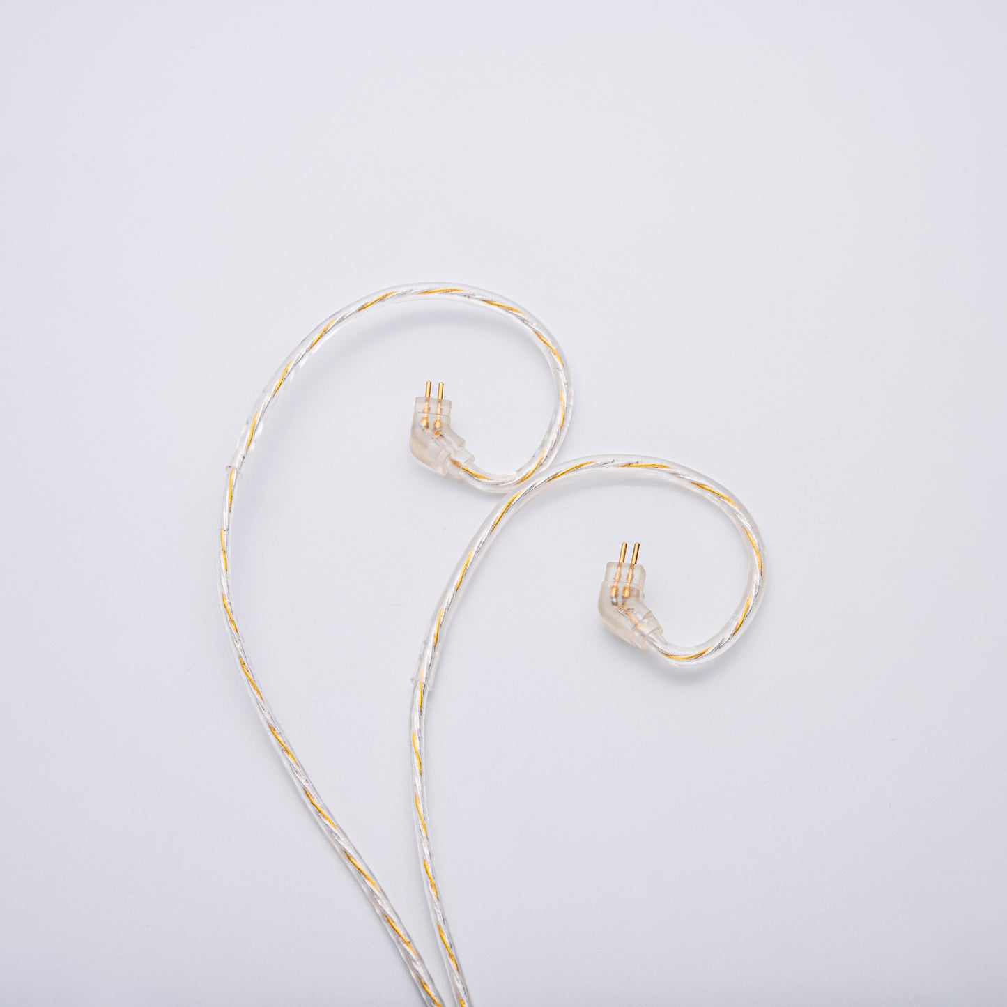 YSI Transparent 0.78mm IEM Cable with Microphone | Clear Braided Audio Cable