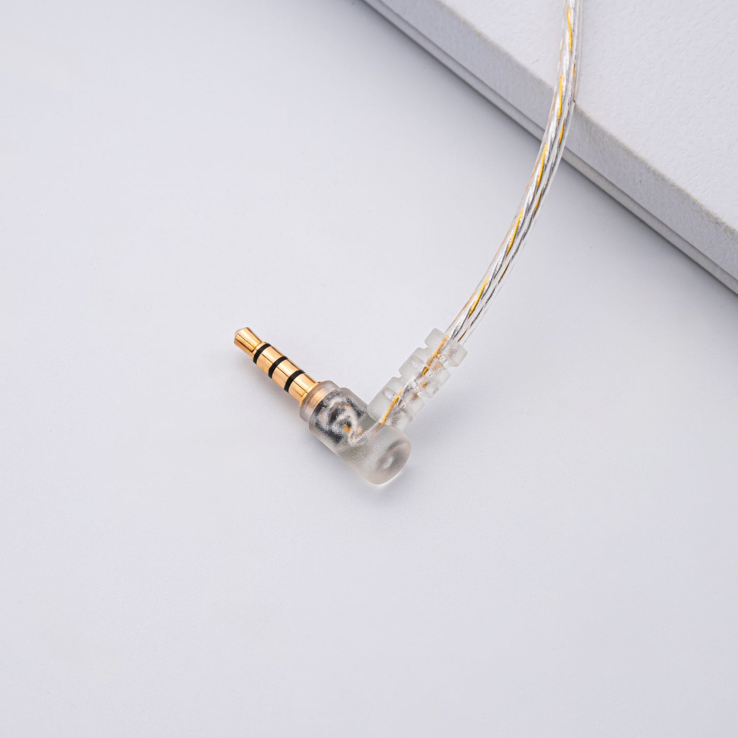 YSI Transparent 0.78mm IEM Cable with Microphone | Clear Braided Audio Cable