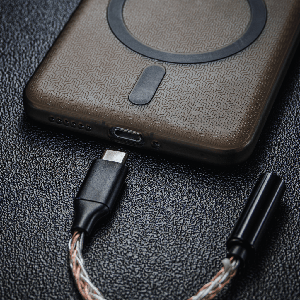 YSI 8-Core Braided USB-C to 3.5mm DAC Dongle