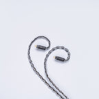 YSI Black & White Braided IEM Cable | 0.78mm 2-Pin to USB-C DAC | Mic / No Mic Options