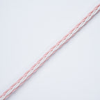 YSI Sakura Pink & White Braided IEM Cable | 0.78mm 2-Pin to 4.4mm Balanced