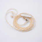 YSI Transparent 0.78mm IEM Cable with Microphone | Clear Braided Audio Cable