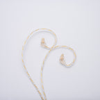 YSI Transparent 0.78mm IEM Cable with Microphone | Clear Braided Audio Cable